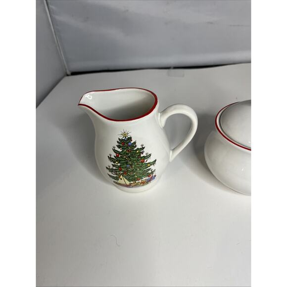 cuthbertson original christmas tree Sugar And Creamer Set - Picture 3 of 10